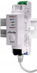 Shelly Relais "Pro EM 50A" WLAN LAN Stromz&auml;hler Inkl. 2x 50A Klemmen Messfunktion BT DIN-Rail