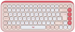 Logitech POP Icon Keys keyboard Universal Bluetooth QWERTY US International Rose