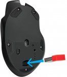 MOUSE DEFENDER GM-213 THUNDER RF 1600dpi 8P BLACK
