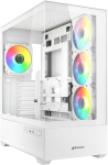 Sharkoon AK6 RGB ATX Case with Glass Panel White