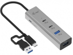 I-tec Universal Charging Metal HUB 2xUSB-C/2xUSB-A PD 85W