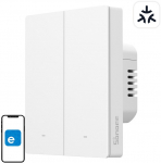 SONOFF M5-2C-80W WiFi Matter smart wall switch (2-channel, for frame)