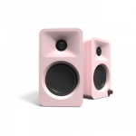 KANTO AUDIO 100W Bluetooth Powered Desktop Speakers, Pink, Pair