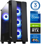 INTOP AQUA i7-14700F 32GB DDR5 1TB SSD M.2 NVME+2TB RTX5050 8GB no-OS