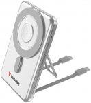 Verbatim 32276 powerbank 5000 mAh Tr&aring;dl&oslash;s opladning S&oslash;lv