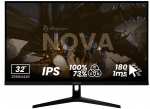 Arozzi Nova 32" IPS 180Hz QHD Gaming Monitor - Black