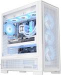 DarkFlash AIRNOVA computer case (white) + 3 fans