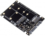 MicroConnect 2.5" SATA to M.2 mSATA AdapterMain chip : ASM1456 M.2 NGFF/mSATA SSD to SATA III Converter