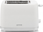 Gorenje Toaster | T850DPW | Number of slots 2 | Housing material Plastic | White
