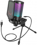 Fifine A6V condenser gaming microphone (black)