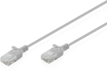 CAT 6 U-UTP Slim Patchkabel, 0,5 m, Grau