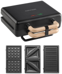 Concept 3-in-1 Sandwich Maker 800W Black Concept SV3091