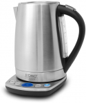 Caso WK 2200 electric kettle 1.7 L 2200 W Black, Stainless steel