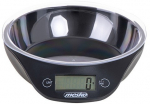 Mesko | Kitchen scale with a bowl | MS 3164 | Maximum weight (capacity) 5 kg | Graduation 1 g | Display type LCD | Black
