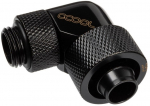 Alphacool Eiszapfen Compression Fitting (Black, 90&deg; Angled, 360&deg; Swivel)