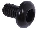 screw ISO 7380 M3 x 6 hexagonal fillister head - matte black
