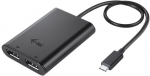 I-tec USB-C Dual DisplayPort Video Adapter 2x4K/60Hz or 8K/30Hz