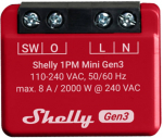 Shelly 1PM Mini Gen3 Smart Controller