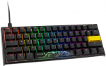 Ducky One 2 Pro Mini Gaming Tastatur, RGB LED - Cherry Silent Red (US)