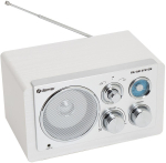 Denver TR-63W radio Analog White