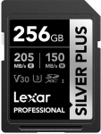 Lexar Professional SILVER PLUS SDXC UHS-I 256GB Memory Card