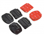 Telesin 3M flat and curve adhesive mount set for GoPro (GP-BRK-004)