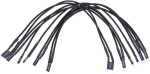 Phobya front panel extension - Black 30cm