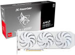 PowerColor RX 9060 XT 16GB Hellhound Spectral White OC 3Fan GDDR6 PCI-Express Graphics Card