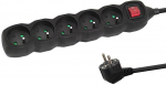 Esperanza ELK216K power extension 5 m 5 AC outlet(s) Indoor Black