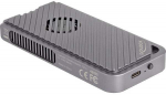 DeLOCK M.2 NVMe USB 40 Gbps Gaming Style Drive Enclosure (gray)