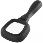 Handheld magnifier with LED/UV illumination, 20lm, 5x LED + 1x UV, 1vnt