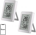 SONOFF ZigBee SNZB-02DR2 Temperature and Humidity Sensor, 2-Pack