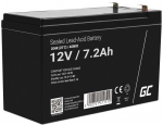 GREEN CELL Battery AGM 12V7.2AH