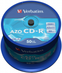 Verbatim CD-R AZO Crystal 700 MB 50 pc(s)