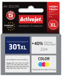 Activejet AH-301CRX Ink (HP 301XL CH564EE compatible; Premium; 21 ml; color)