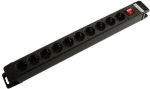 Brennenstuhl Premium 10-way black extension socket