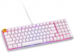 Glorious GMMK 2 Full-Size Mechanical Gaming Keyboard - Fox Switches, White, ANSI US-Layout, RGB Lighting, ABS Keycaps