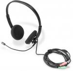 DIGITUS DA-12202 On Ear Office Headset with Noise Reduction