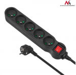 Maclean Power strip 1,4m MCE183 2300W black