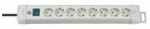 Brennenstuhl Premium-Line 8-Way Light Grey Extension Socket 3m