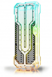 Singularity Computers Spectre 4 Elite Acrylic Front Panel Distroplate