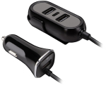 Tracer Car charger 12-24V Multicharge 3xUSB 7,2A + PD 18W