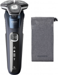 Philips Series 5000 wet and dry electric shaver S5885/10, SkinIQ, SteelPrecision blades, 360-D flexible heads, PowerAdap