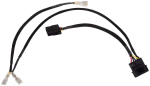 Alphacool 4Pin Molex double adapter for Alphacool solenoid valve - black 50cm
