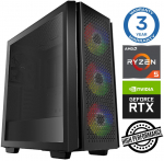 INTOP Ryzen 5 3600 32GB 240SSD M.2 NVME RTX5050 8GB no-OS