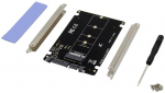 MicroConnect 2.5" SATA to M.2 B KeySSD Adapter Supports M.2 SSD sizes: 2230, 2242, 2260, 2280