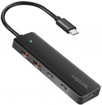 LogiLink Slim USB-C hub, 4-ports 2xUSB-A, 2xUSB-C