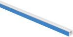 Cable duct with tape set WHITE TLS 20x14 2m (pack 10 pcs.)