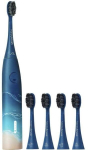 ECO VIBE 3 Starterkit Ocean + 4 Refills, Elektrische Zahnb&uuml;rste (blau/beige)