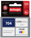 Activejet AH-704CR Ink Cartridge (replacement for HP 704 CN693AE; Premium; 21 ml; colour)